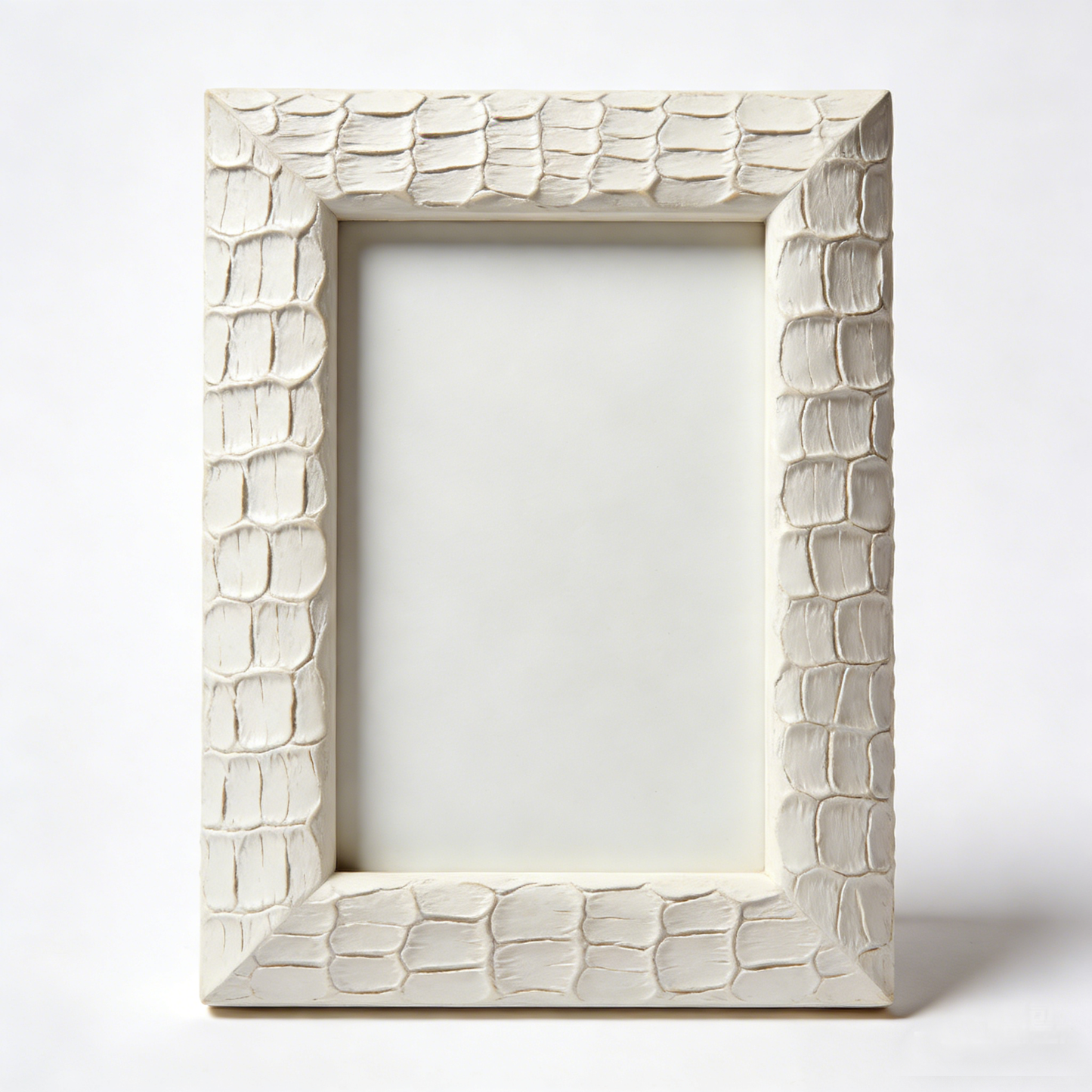 Stone Texture Imitation White Photo Frame