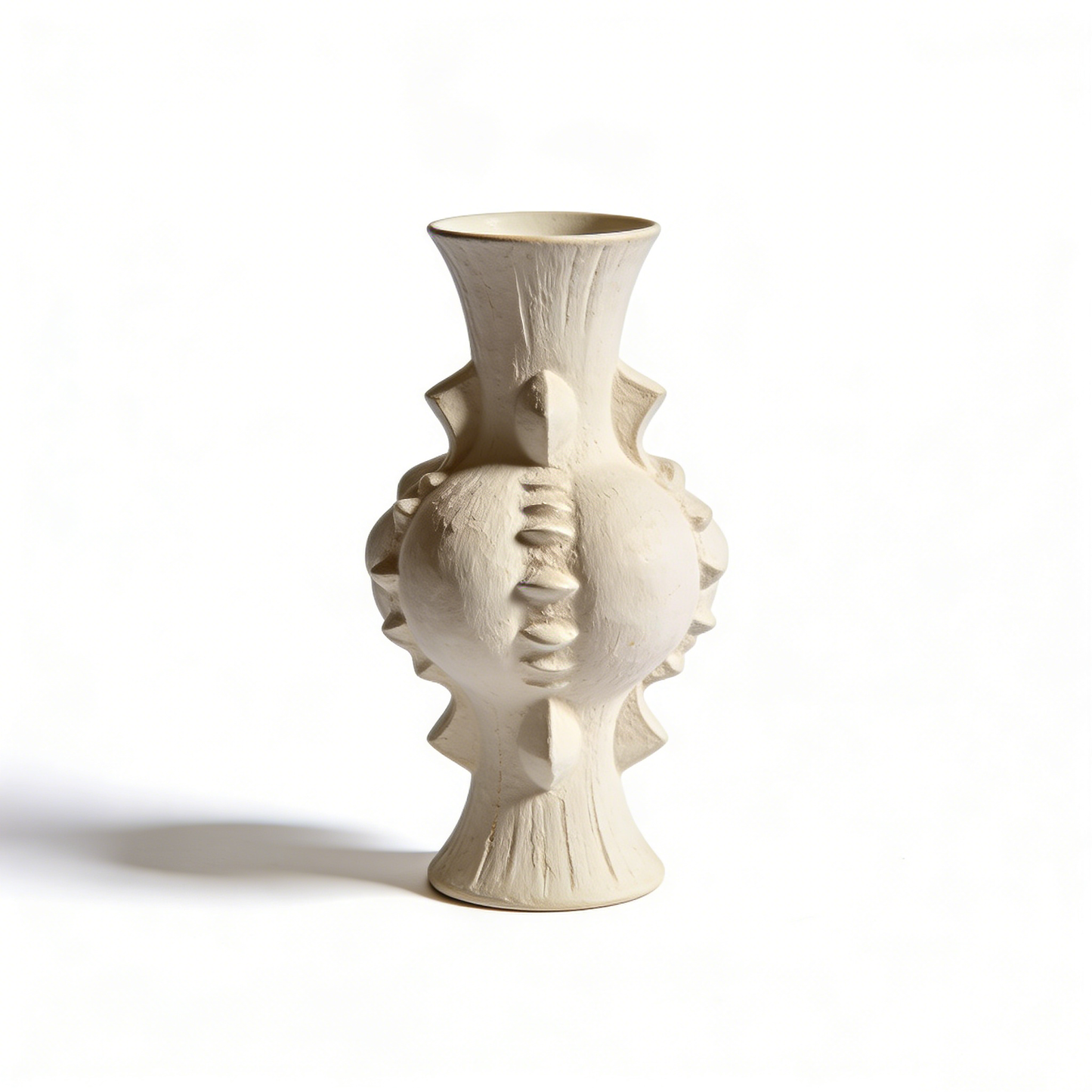 Primitive Style 3D Texture Rough Pottery Vase