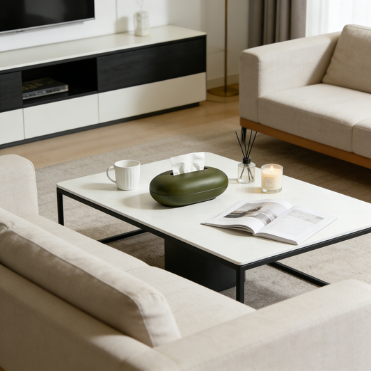 Minimalist Oval Tissue Box