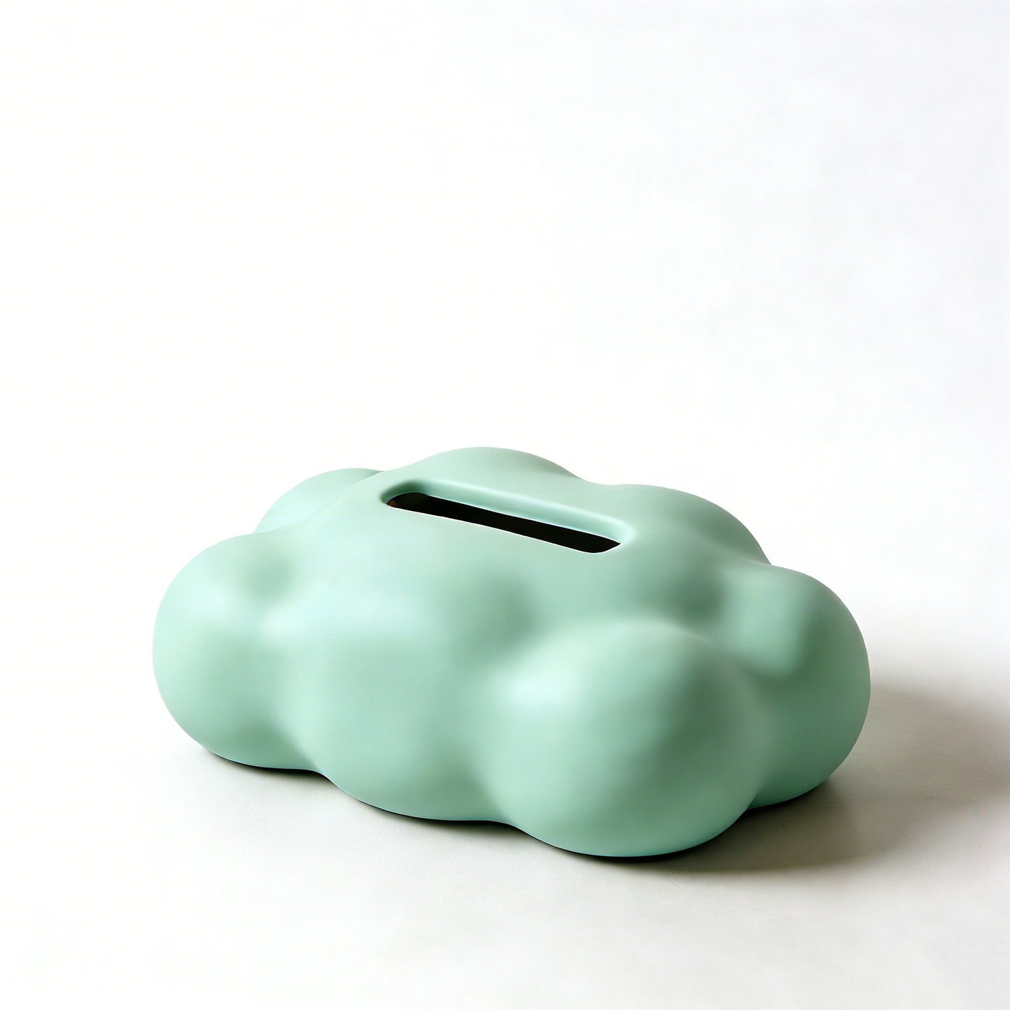 Mint Green Cloud Tissue Box